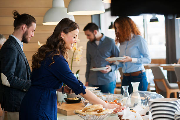 Business breakfast catering