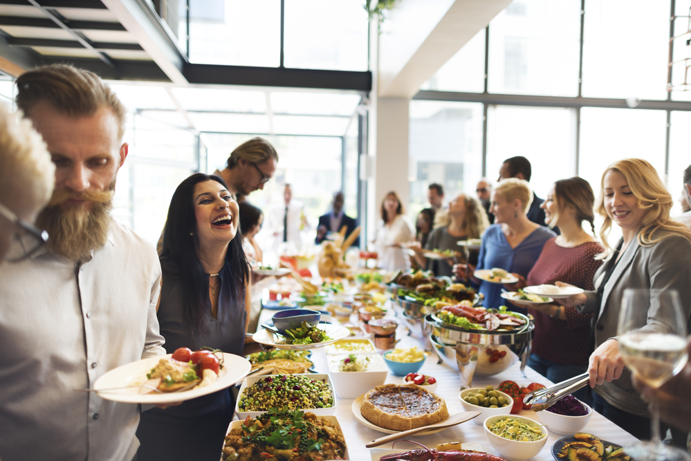 Corporate event catering