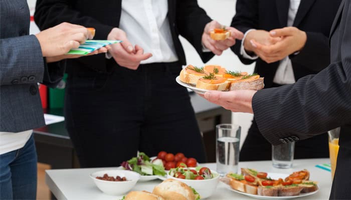 Corporate meeting catering